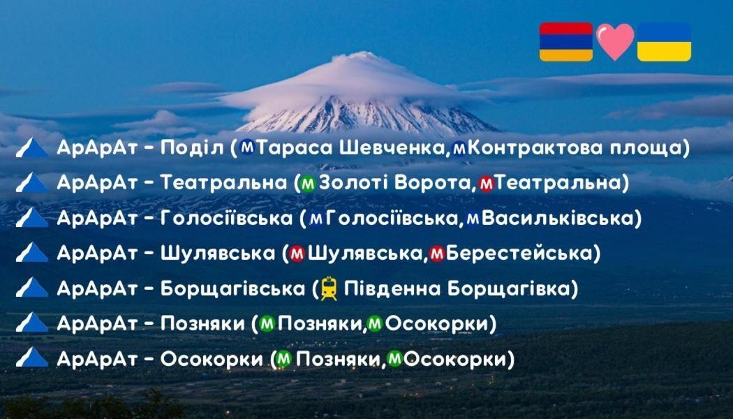Ararat-Borschagovskaya Hostel Kiev Eksteriør bilde